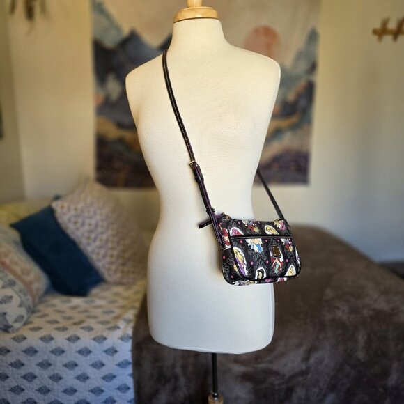 Dooney & Bourke Disney Parks Runaway Princess Crossbody Pouchette Bag Black NWOT - Picture 3 of 16
